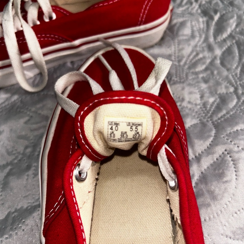 Vans Red - Picture 3 of 3